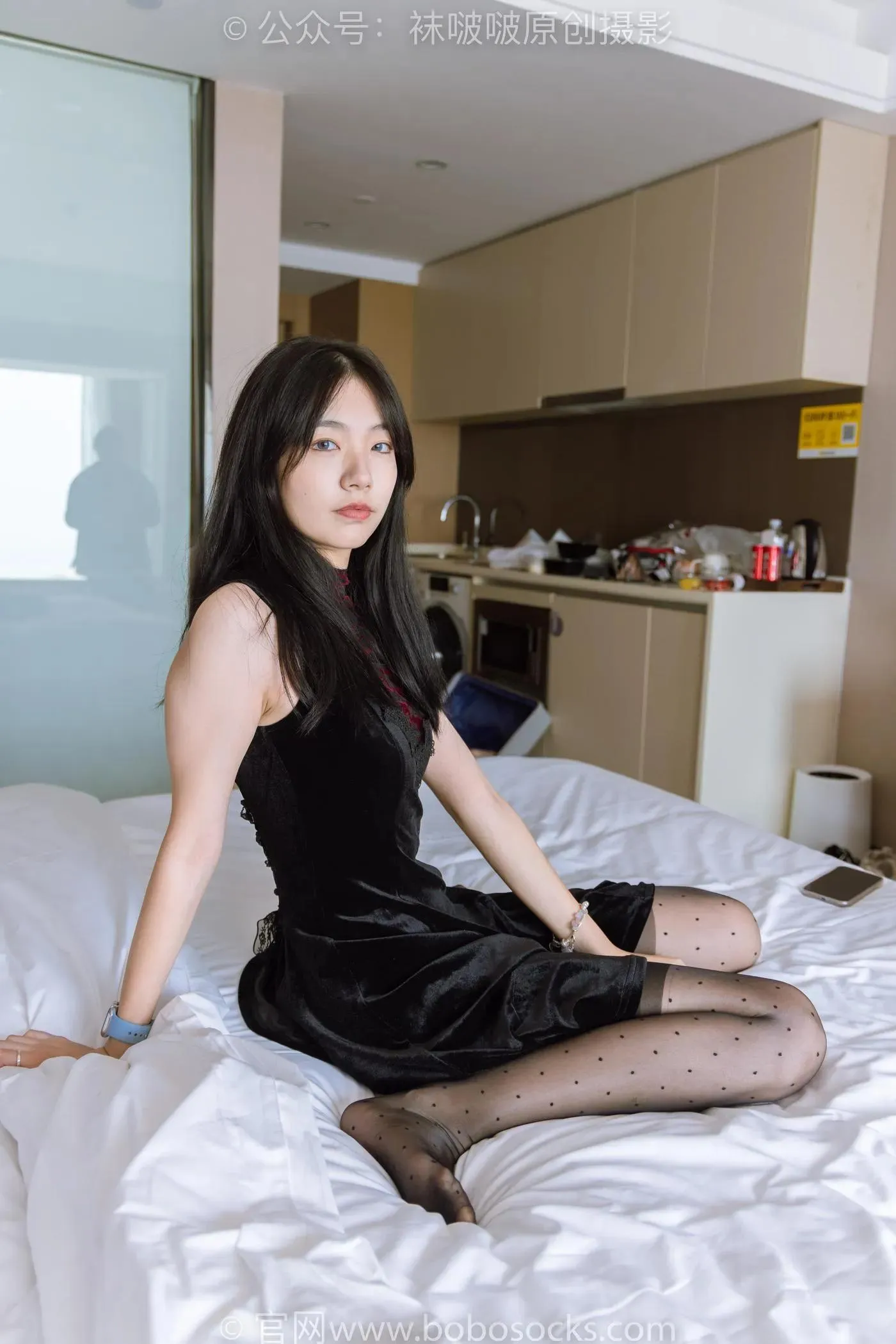 [BoBoSocks袜啵啵]NO.175 小甜豆-高跟鞋、黑丝 脚尖透明款 [140P]插图5